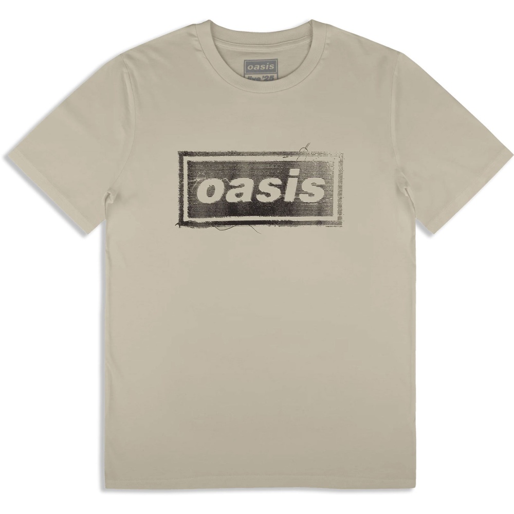 Oasis - Thread Logo Mens Tshirt - Grey